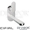 Cifial 32402T2.U TH251 2H Wall Basin Mixer Spare Parts